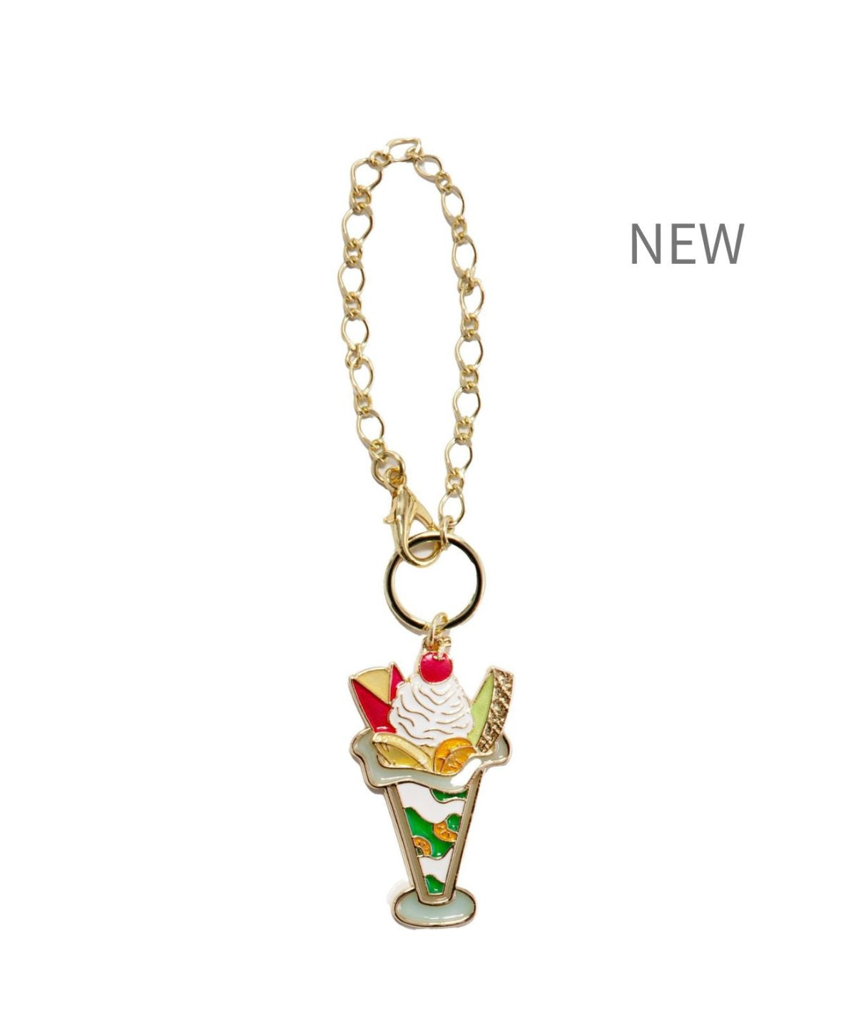 NEW》ことりっぷ おでかけスイーツ タカセ フルーツパフェキーホルダー