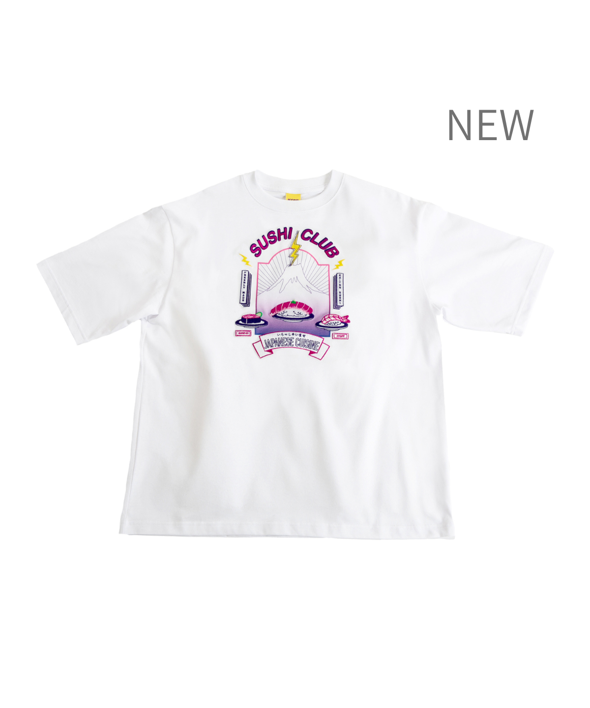 NEW》JAPAN SUSHI CLUB S/S T-SHIRT WHITE AtOn50 Official Online Store