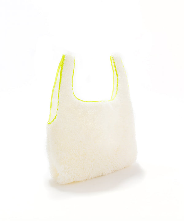 フリルリボントートバッグ WHITE