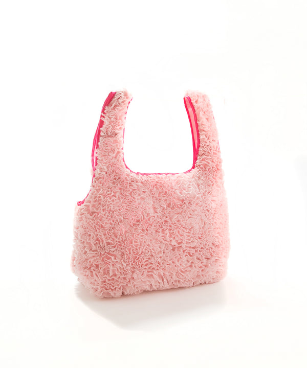フリルリボントートバッグ PINK