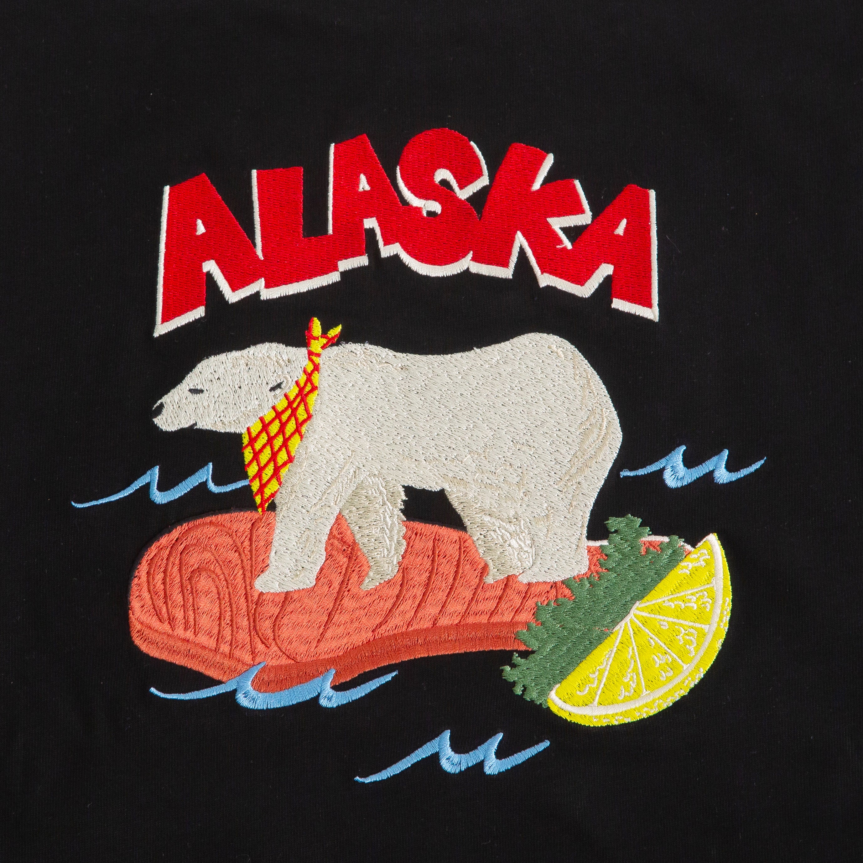 ALASKA LONG SLEEVE T-SHIRT・BLACK