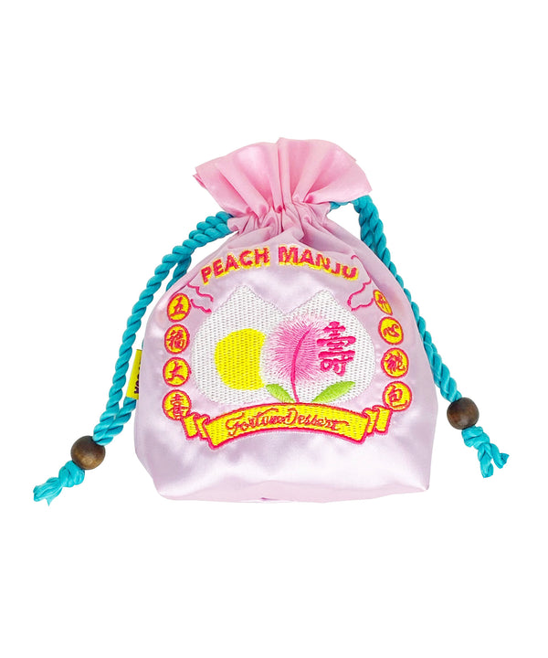 Chinese peach bun embroidery purse