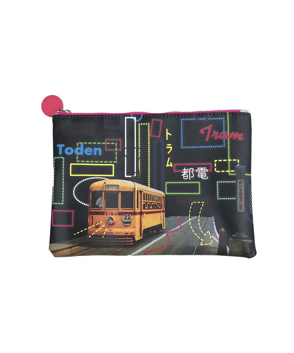 [30% OFF] Tokyo Transportation Bureau Flat Pouch Small Black