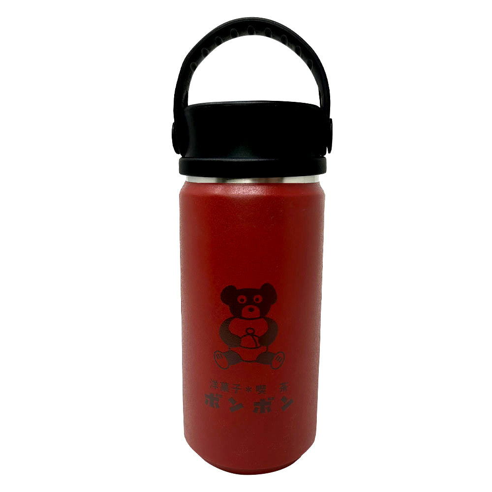 Cafe Bonbon Thermo Handle Style Bottle Red