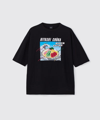 冷やし中華 S/SボーイズTシャツ BLACK