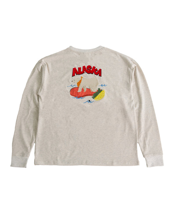 ALASKA LONG SLEEVE T-SHIRT・OATMEAL