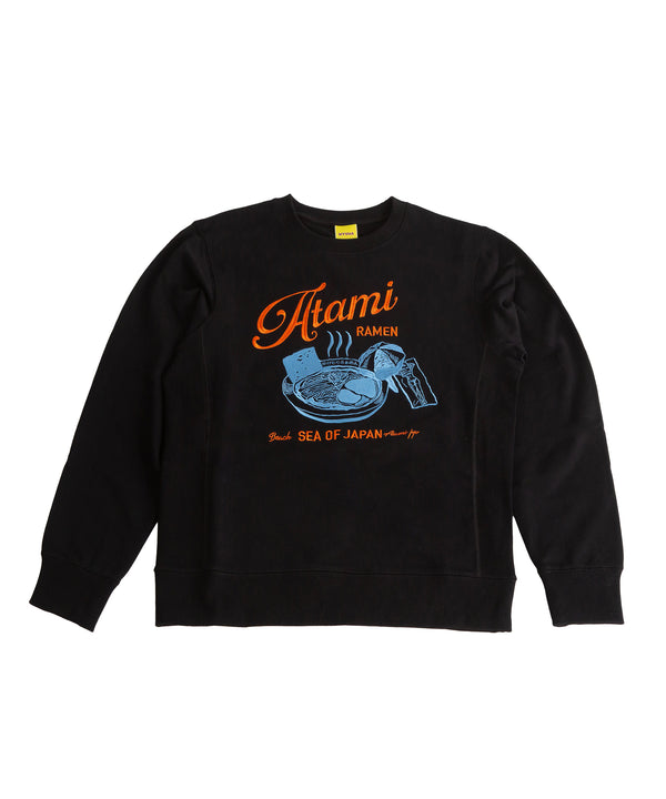 ATAMI BEACH SWEAT SHIRT BLACK