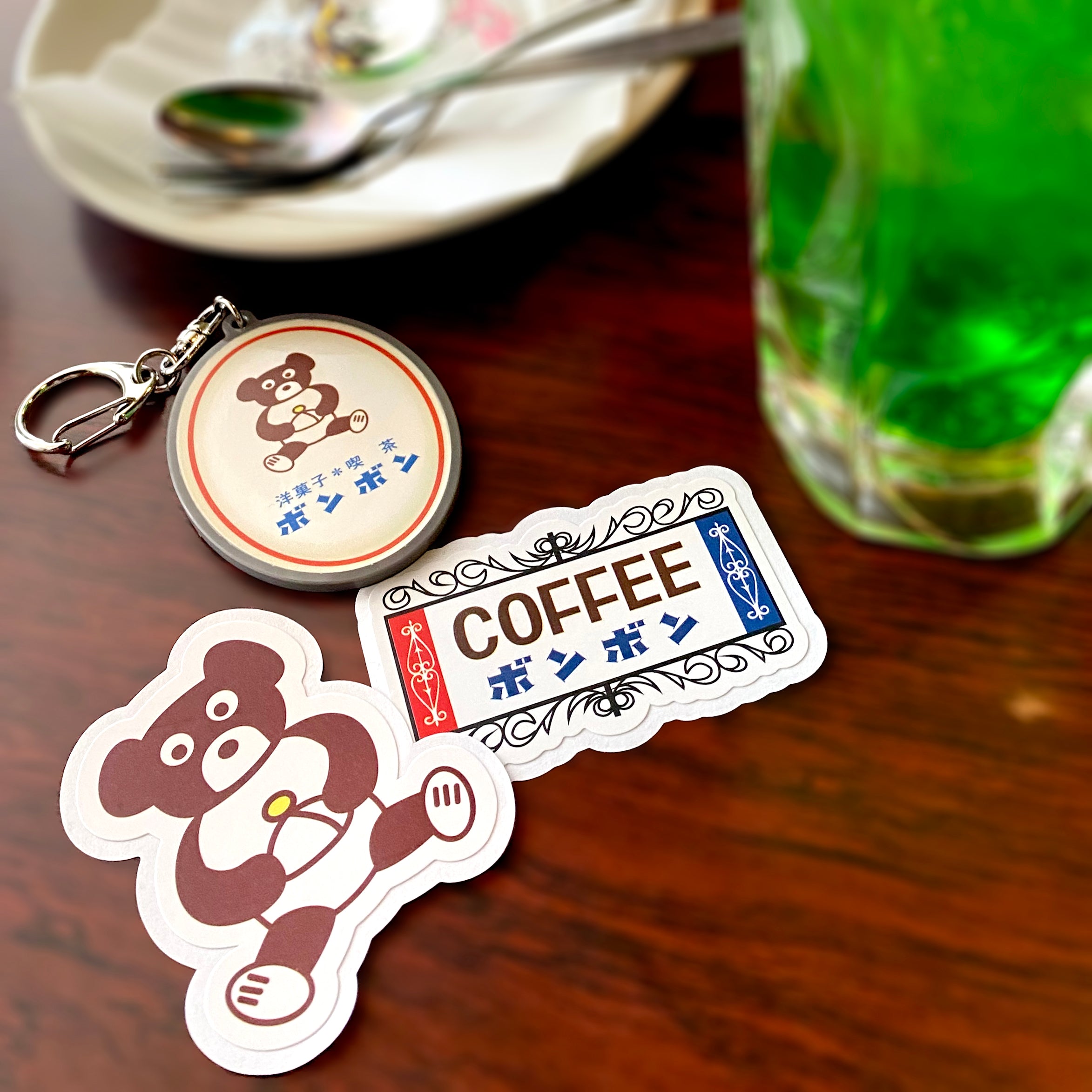 Cafe Bonbon 小熊贴纸