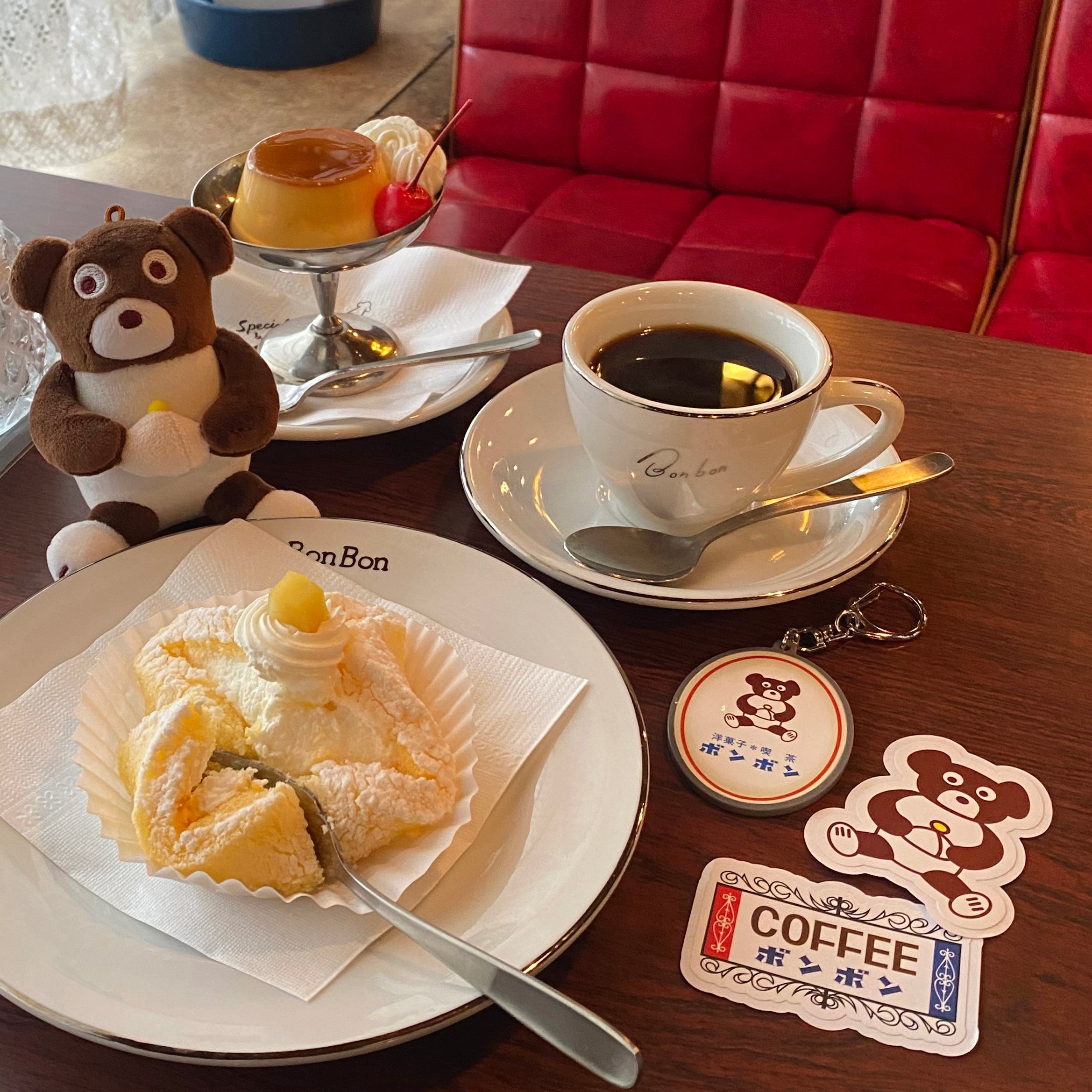 Pelekat Cafe Bonbon Kuma-chan