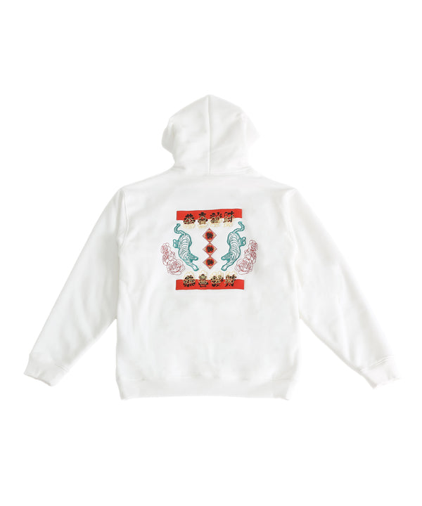 CHAINA HOODIE・WHITE