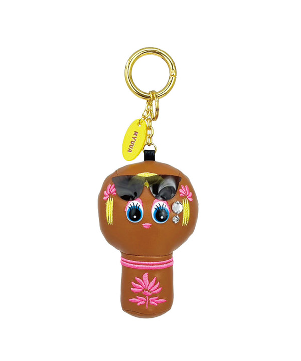 GANGURO GAL KOKESHI KEYCHAIN