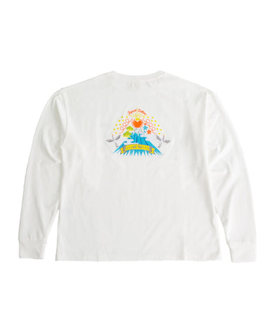 JAPAN 富士山 L/S Tシャツ ホワイト