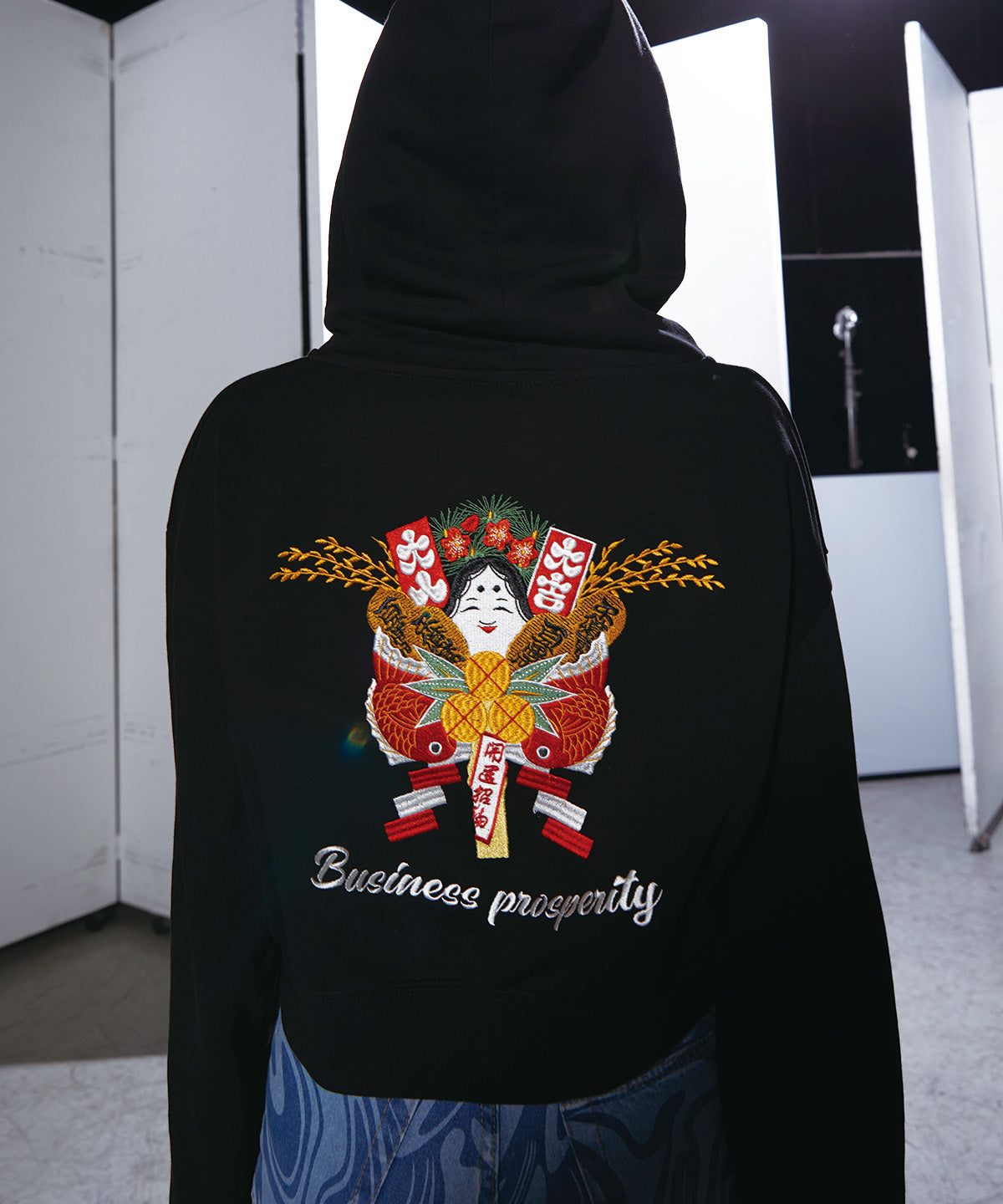 JAPAN KUMADE ZIPUP HOODIE BLACK M AtOn50 Official Online Store