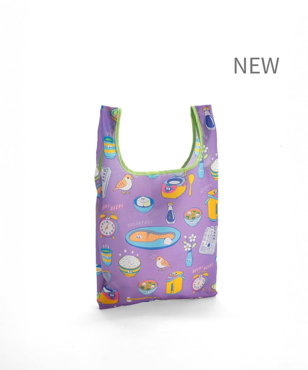 《NEW》JAPAN ECOCORO エコバッグ (鮭定食) SMALL