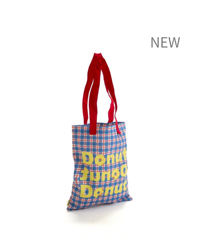 《NEW》AMERICA Donut TOTEBAG BLUE CHECK
