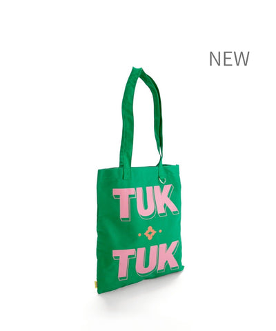 《NEW》THAILAND TUKTUK TOTEBAG GREEN