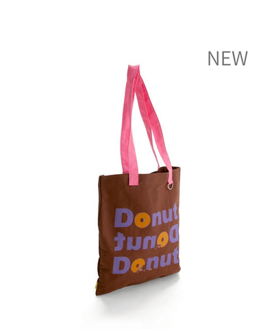 《NEW》AMERICA Donut TOTEBAG BROWN