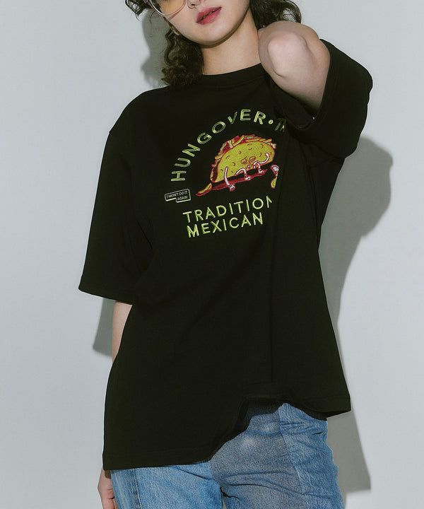 MEXICO  TACO T-SHIRT・BLACK