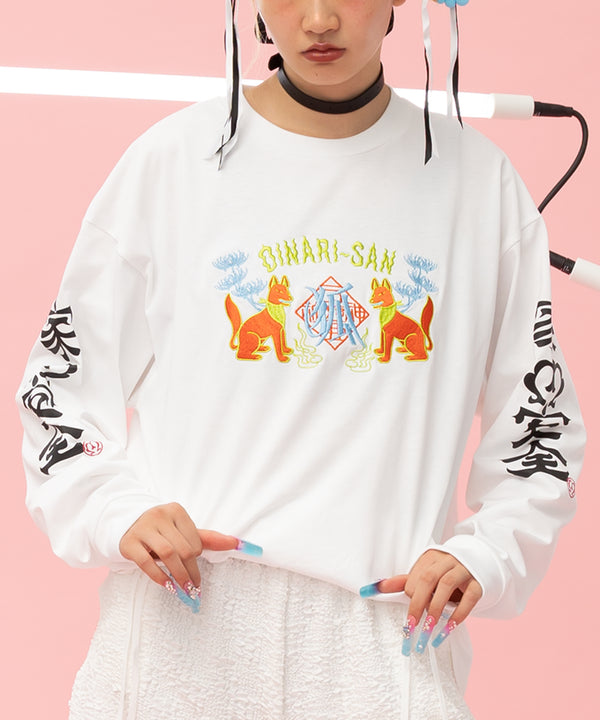 OINARISAN L/S T-shirts WHITE