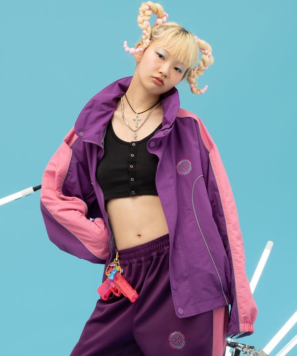 URAAKA REVESIBLE BLOUSON PURPLE