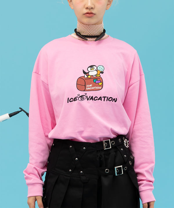 PENGUIN L/S T-shirts PINK