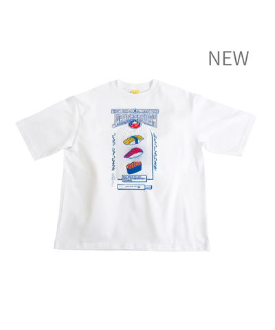 《NEW》JAPAN  SUSHI GRAPHIC S/S T-SHIRT WHITE