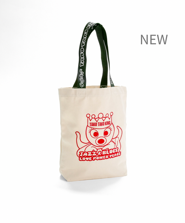 《NEW》タコタコキング　刺繍トートバッグ