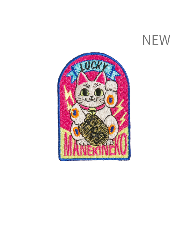 NEW》embroidered sticker MANEKINEKO AtOn50 Official Online Store