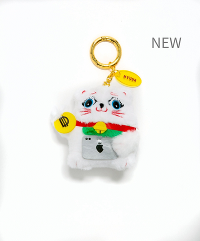 キューピー 被り物 なめんなよ ボールチェーン ストラップ なめ猫 レア