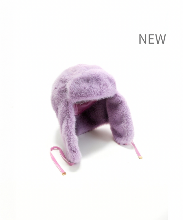 《NEW》ファーフライトキャップ　PURPLE