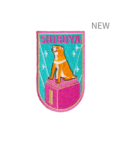 《NEW》embroidered sticker  SHIBUYA DOG
