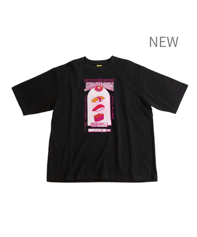 《NEW》JAPAN  SUSHI GRAPHIC S/S T-SHIRT BLACK
