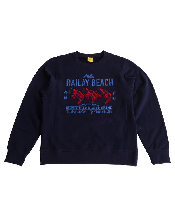 RAILAY BEACH SWEAT SHIRT・NAVY