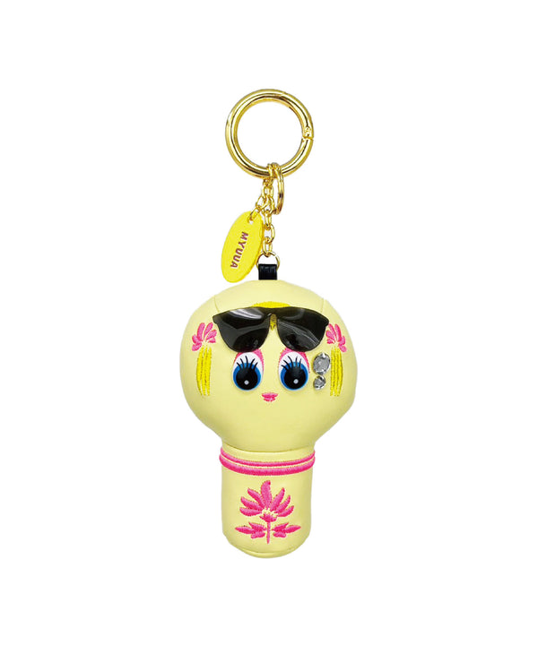 SHIRO GAL KOKESHI KEYCHAIN