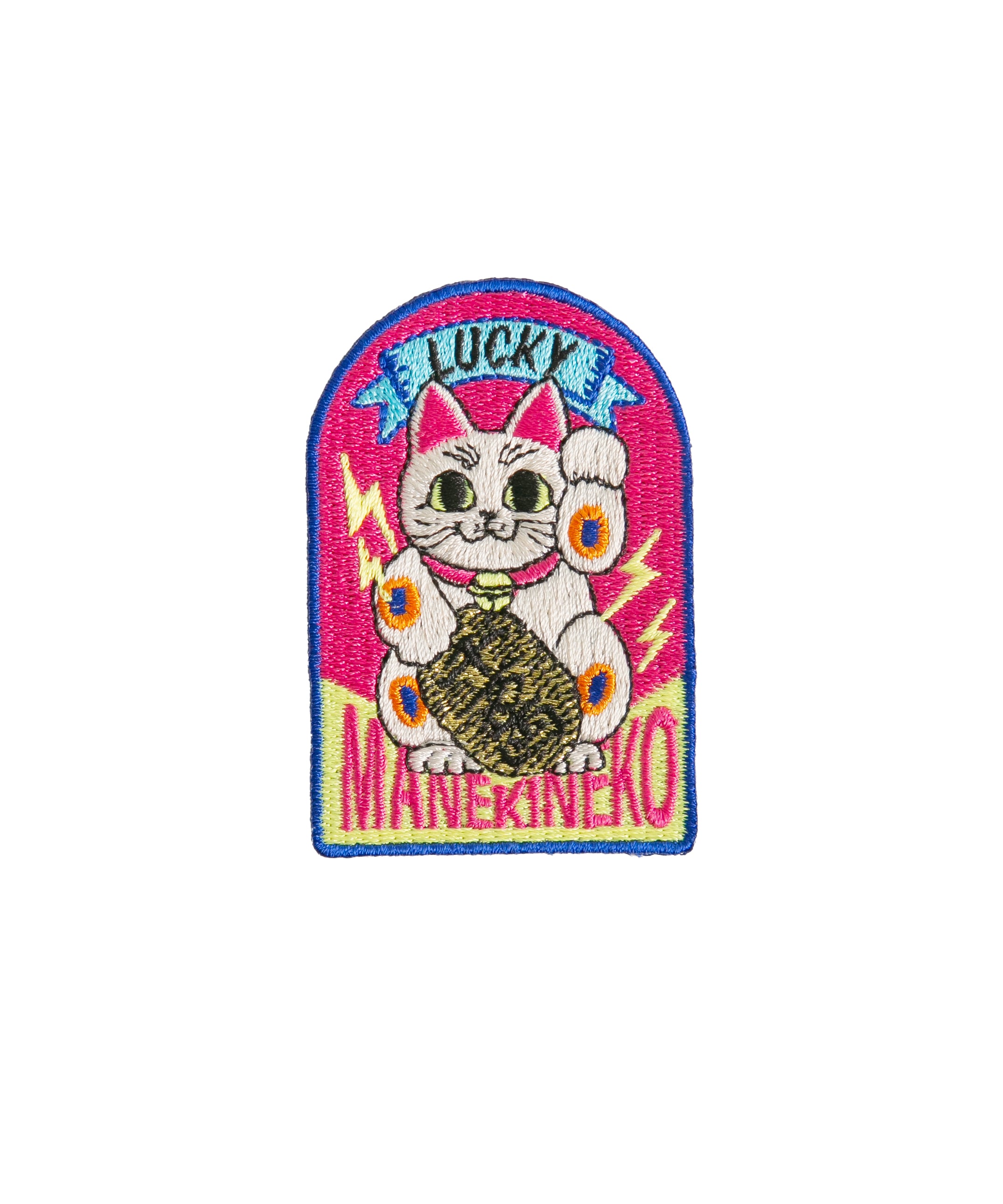 NEW》embroidered sticker MANEKINEKO AtOn50 Official Online Store