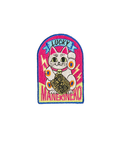 embroidered sticker  MANEKINEKO