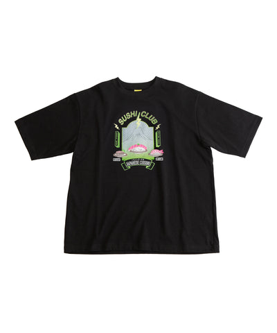 JAPAN SUSHI CLUB S/S T-SHIRT BLACK