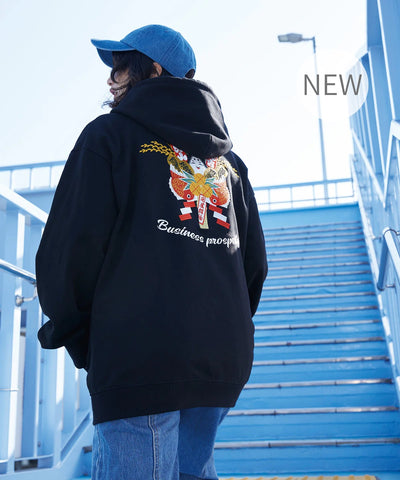 《NEW》JAPAN KUMADE ZIPUP HOODIE BLACK L/XL