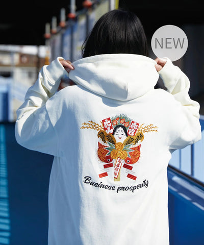 《NEW》JAPAN KUMADE ZIPUP HOODIE OFFWHITE L/XL