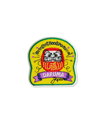 DARUMA embroidered sticker