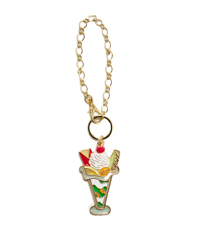 ことりっぷ　おでかけスイーツ　タカセ　フルーツパフェキーホルダー