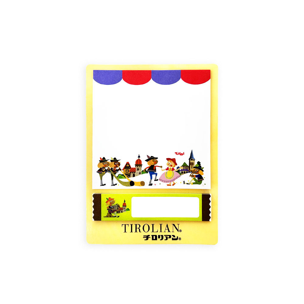 Tyrolean sticky notes