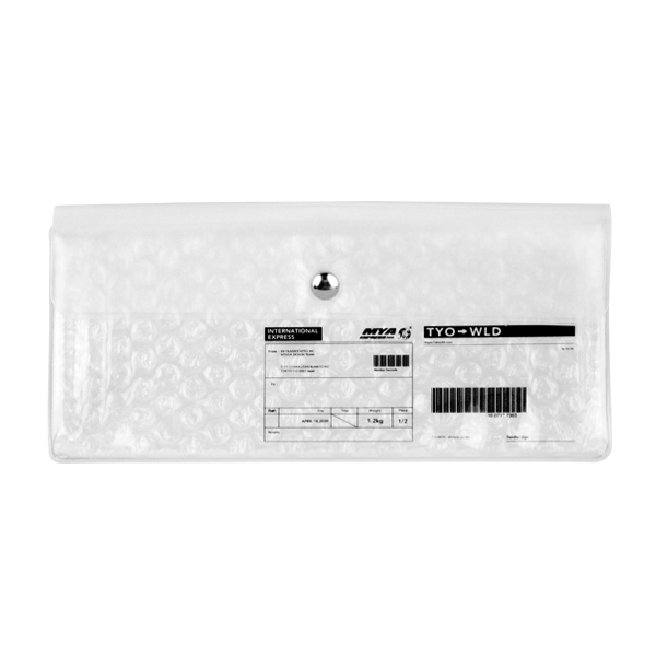 Wrap Pack Pencil Case Clear