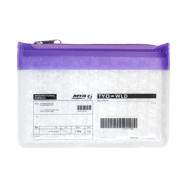 包裹式卡包 紫色