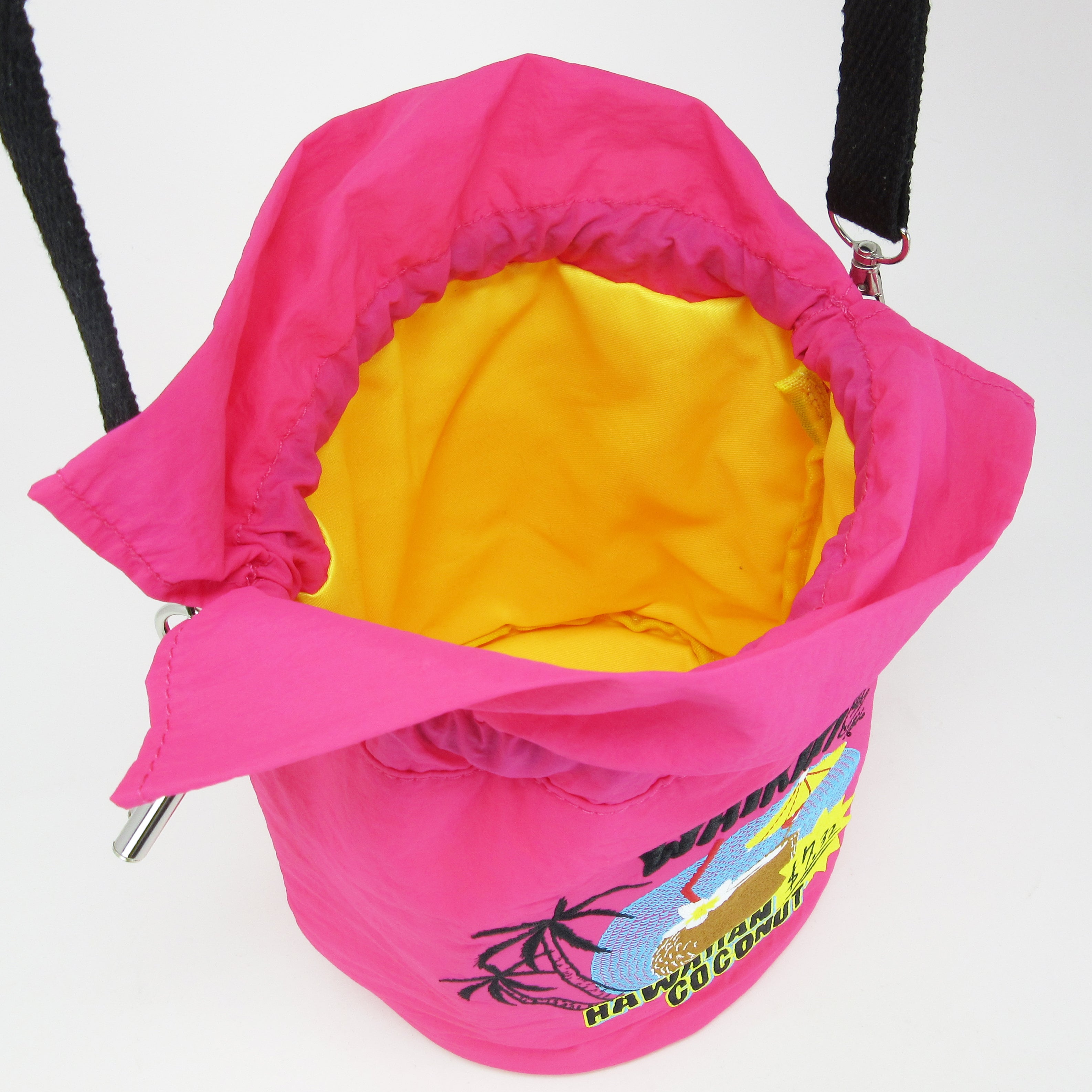 American Coconut Drawstring Shoulder Bag Pink